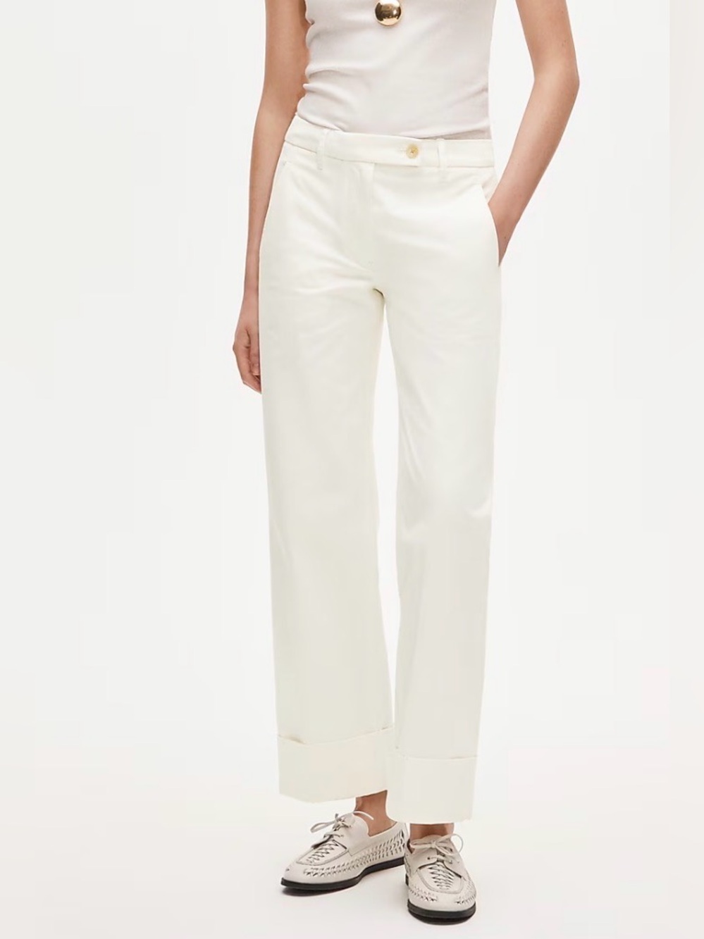 J.Crew Cuffed chino pant NWT with imperfections Size 4
